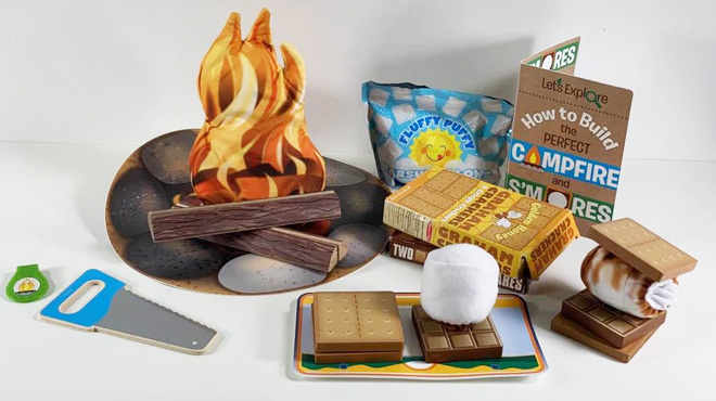 Pieces of Melissa Doug SMores Set