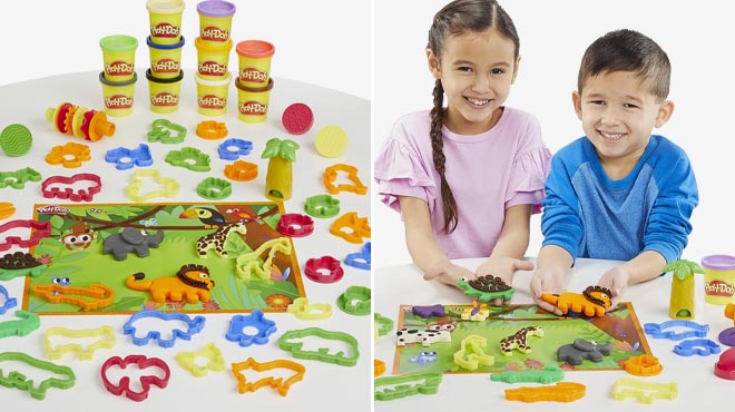 Play Doh Animal Adventure Set 55 Piece