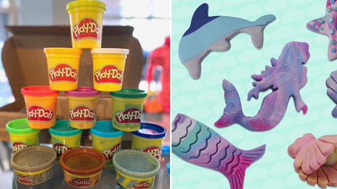 Play Doh Mermaid Theme Modeling Compound