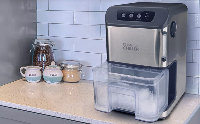 Portable Ice Maker for Soft Nugget Ice