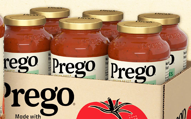 Prego Hidden Super Veggies Traditional Pasta Sauce 6 Pack