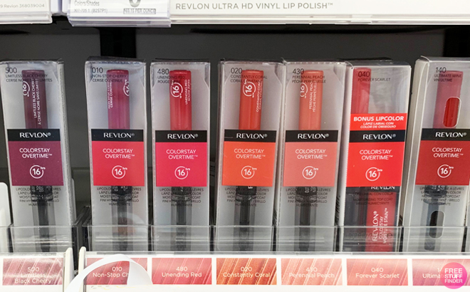 Revlon ColorStay Overtime Lipcolor in Different Shades