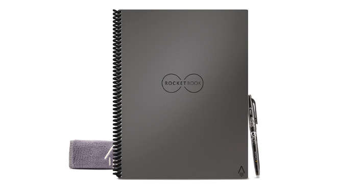 Rocketbook Smart Reusable Notebook in Deep Space Gray color