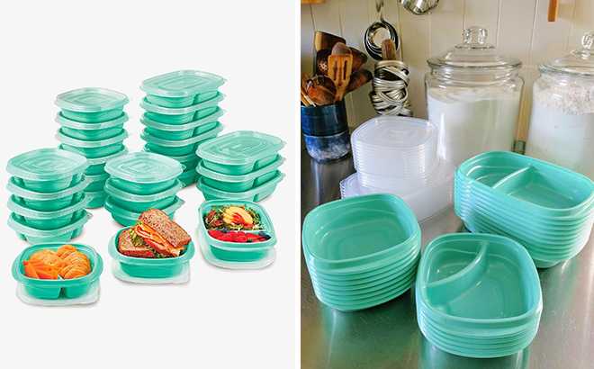  Rubbermaid 50-Piece Food Storage Containers with Lids
