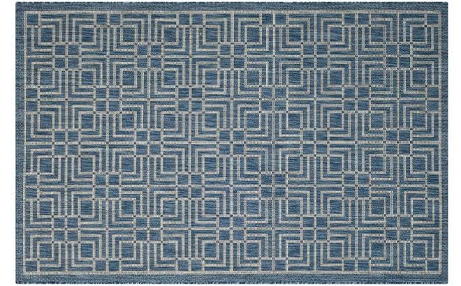 Safavieh Courtyard Navy and Gray Area Rug