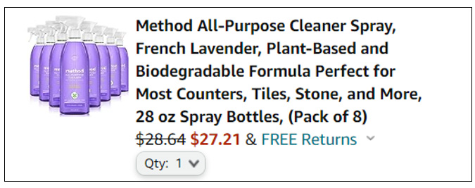 Screenshot Method Cleaner Spray 8 Pack