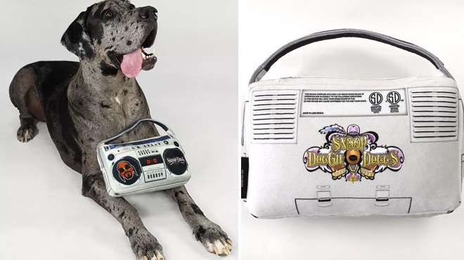 Snoop Doggie Doggs Boom Box Pet Toy