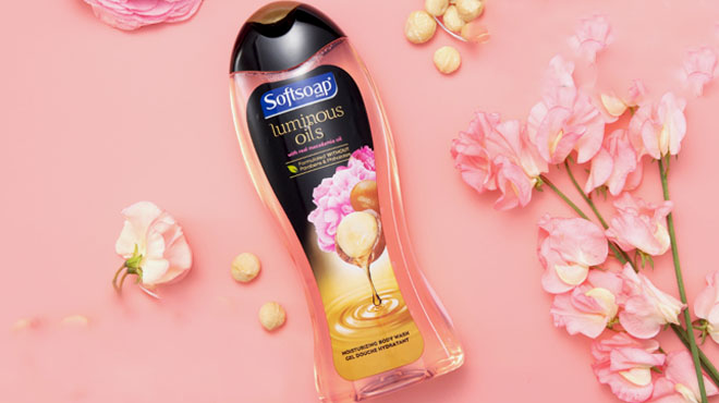 Softsoap Luminous Oils Body Wash Macadamia Oil Peony