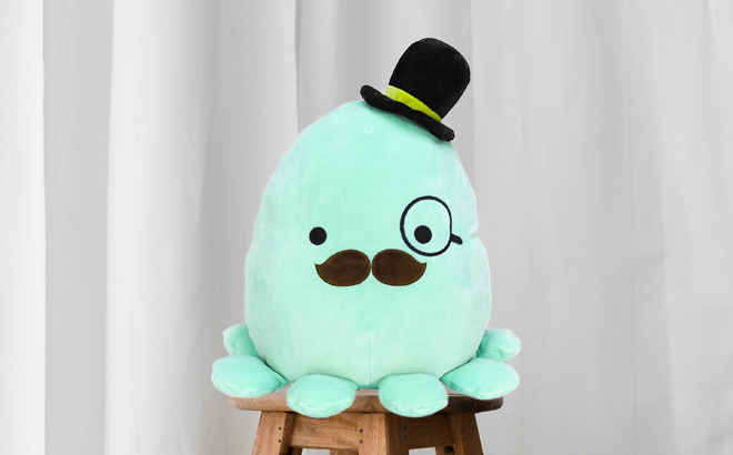 Squishmallows 12 Inch Fancy Octopus on a Stool