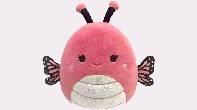 Squishmallows Original 14 Inch Andreina Pink Monarch Butterfly