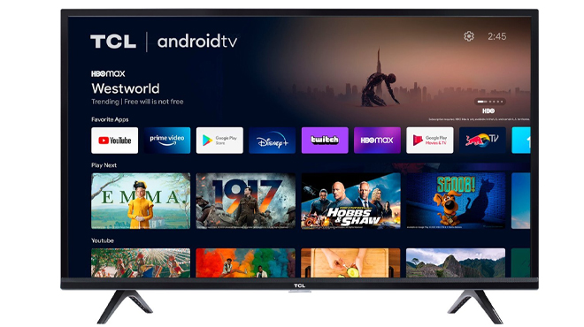 TCL 43 Inch Class 3 Series Full HD Smart Android TV