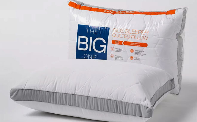 The Big One Quilted Side Sleeper Bed Pillow