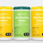 Three Pack of Amazon Basics Disinfecting Wipes