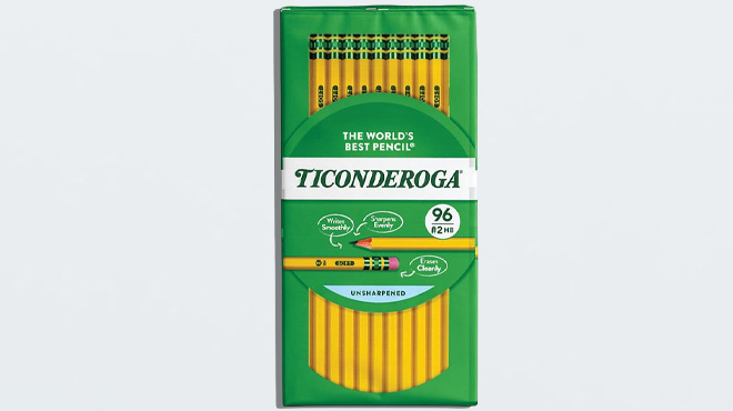 Ticonderoga Woodcase Pencils 96 Count