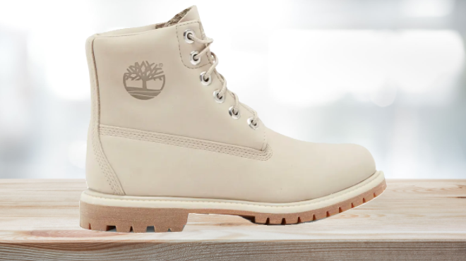 Timberland Womens Combat Boots Pure Cashmere