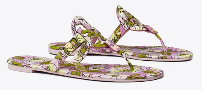 Tory Burch Miller Sandals in Bold Flowers Combo