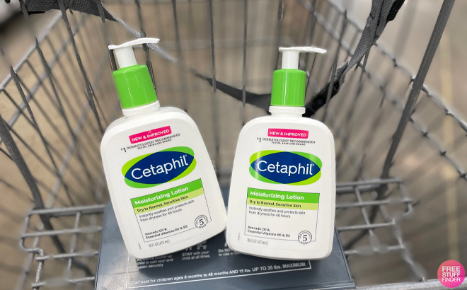 Two Cetaphil Body Moisturizer Lotion in Cart