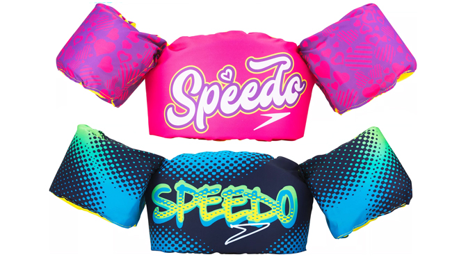 Two Speedo Kids Swim Star Life Vests