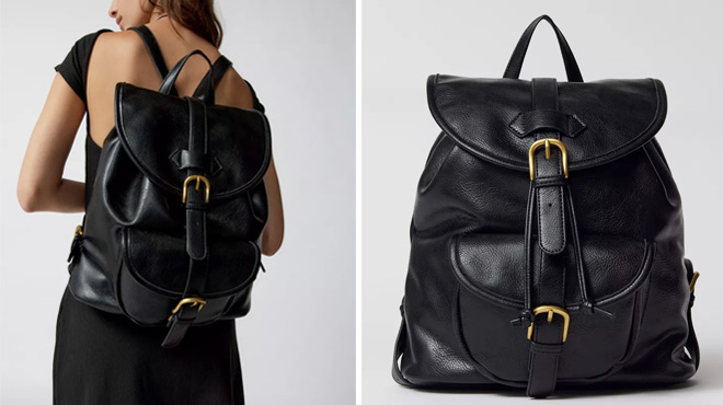 Urban Outfitters Indie Faux Leather Backpack