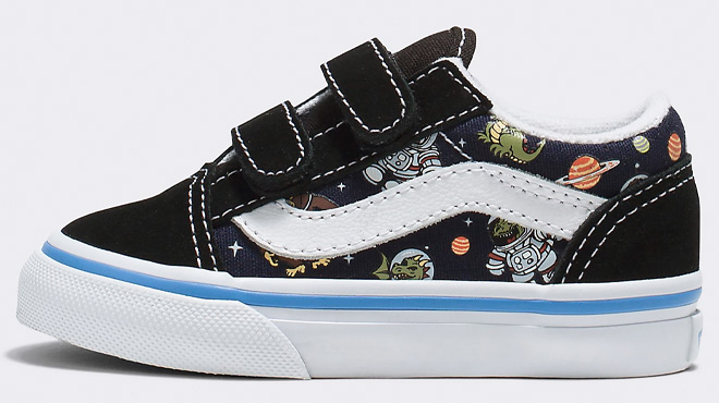 Vans Toddler Old Skool V Glow Cosmic Zoo Shoes