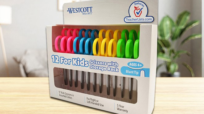 Westcott Kids Scissors 12 Pack