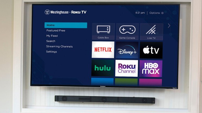 Westinghouse 55 Inch 4K UHD Smart Roku TV with HDR