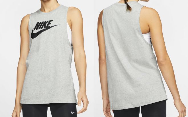 Woman is Wearing a Nike Sportswear Muscle Tank