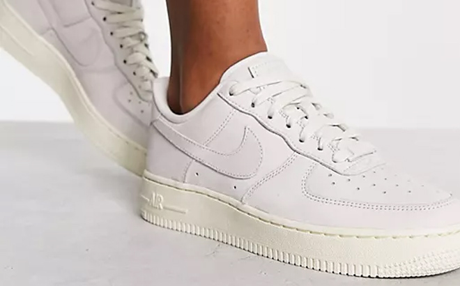 a Pair of Nike Air Force 1 Premium Sneakers