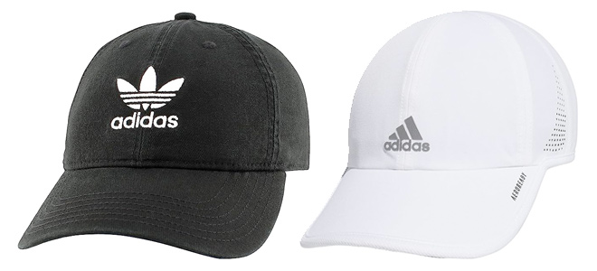 adidas Originals Womens Relaxed Fit Adjustable Strapback Cap and adidas Womens Superlite Relaxed Fit Performance Hat