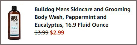 Bulldog Men's Body Wash Summary