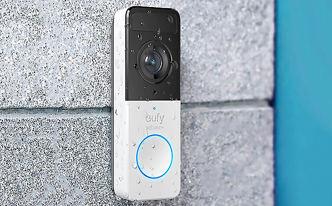 eufy 2K Wireless Video Doorbell 2E w Homebase Storage Hub