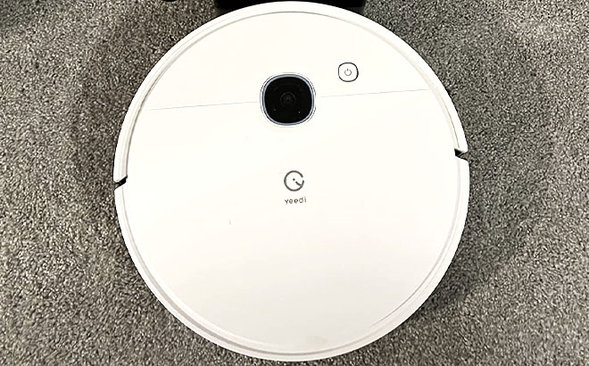 yeedi Robotic Vacuum on the Floor