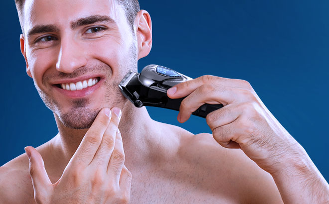 A Man Using a Cordless Hair Clippers