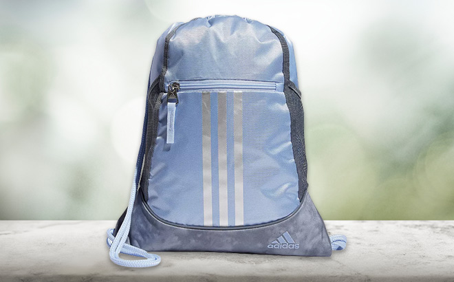 Adidas Alliance Drawstring Sackpack in Blue Dawn Color