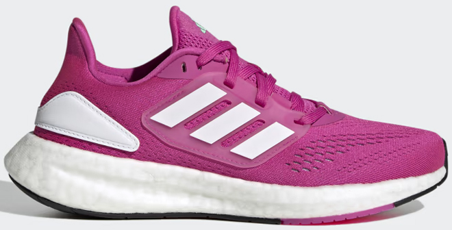 Adidas Kids Pureboost 22 Running Shoes in Pink