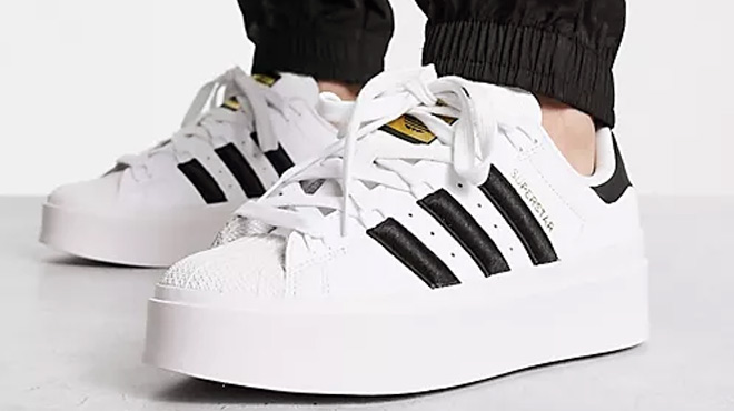 Adidas Originals Superstar Bonega Platform Shoes 1