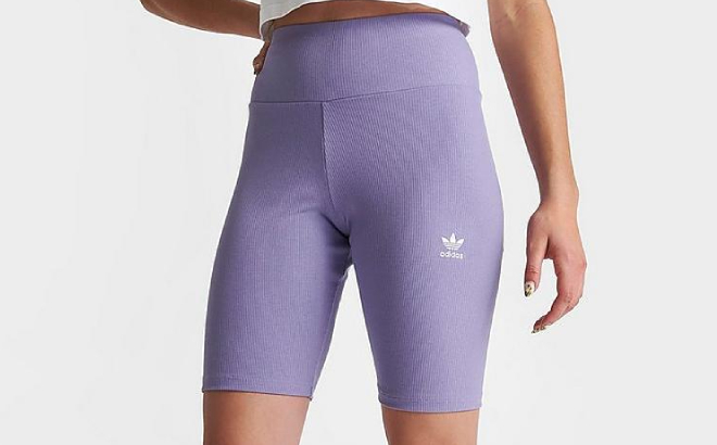 Adidas Womens Adicolor Biker Shorts