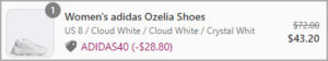 Adidas Womens Ozelia Shoes at Checkout