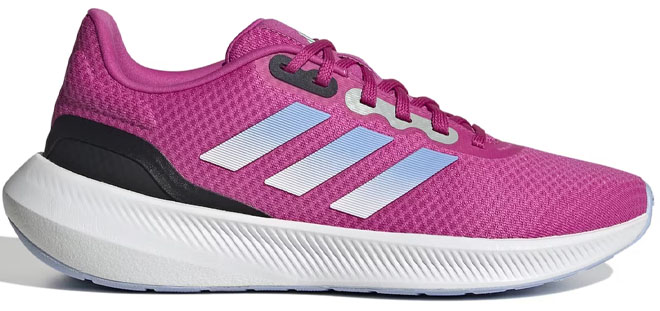 Adidas Womens Runfalcon 3 0 Running Shoes on a Gray Background