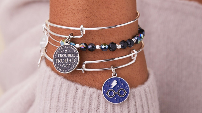 Alex and Ani Harry Potter Bangle Bracelets 3 Piece Set