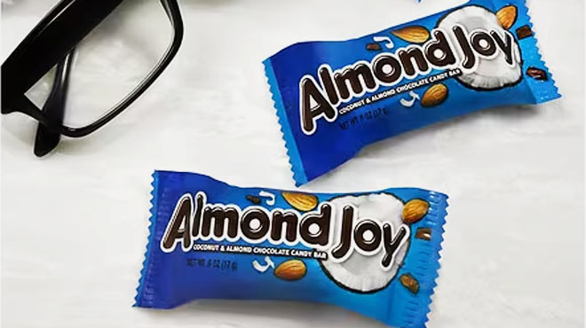 Almond Joy 5 Pack Snack Size Candy Bars