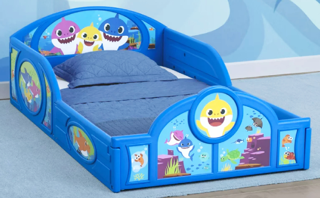 Baby Shark Toddler Bed