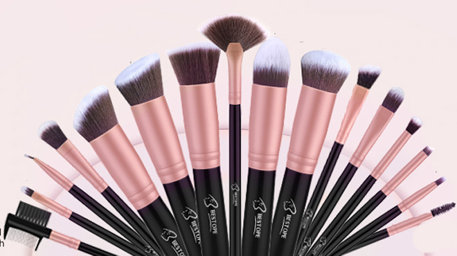 Bestope Pro 16-Piece Makeup Brush Set