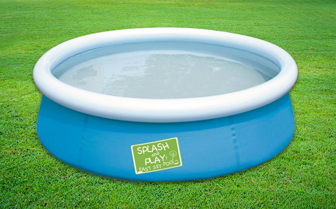 Bestway My First Fast Set Pool on a Grass