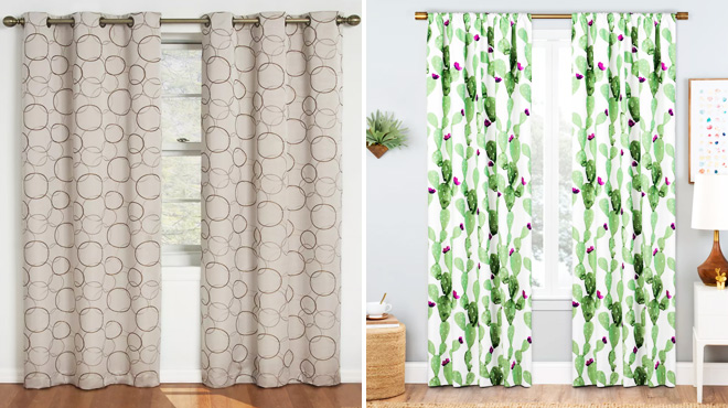 Blackout Thermaback Meridian Window Curtain Panel