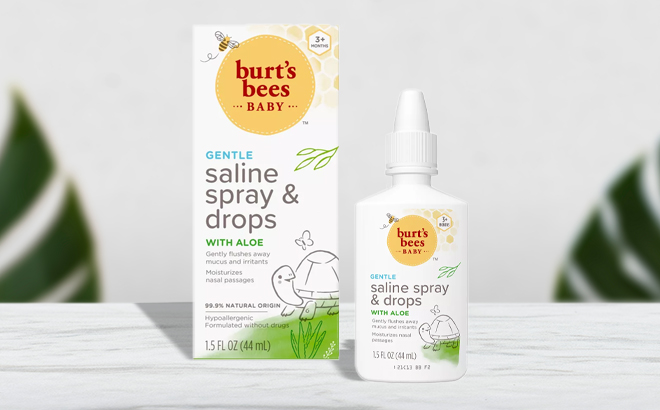 Burts Bees Baby Gentle Saline Spray Drops 1 5 Ounces