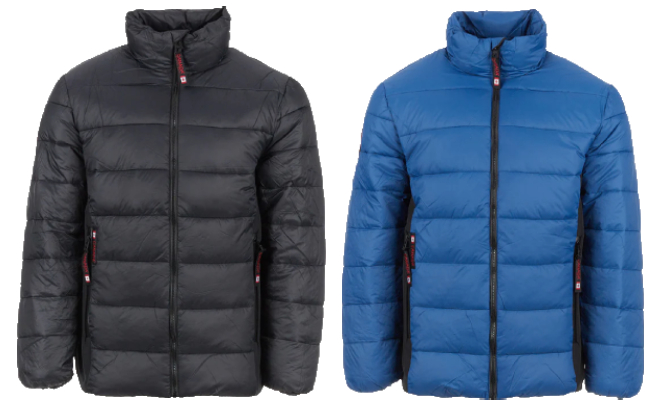 Canada Weather Gear Mens Mix Media Puffer