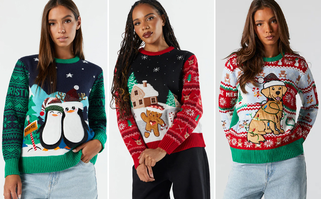 Charlotte russe 2025 ugly christmas sweater