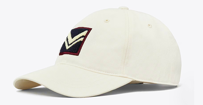 Chevron Cap in Ivory Pearl 1