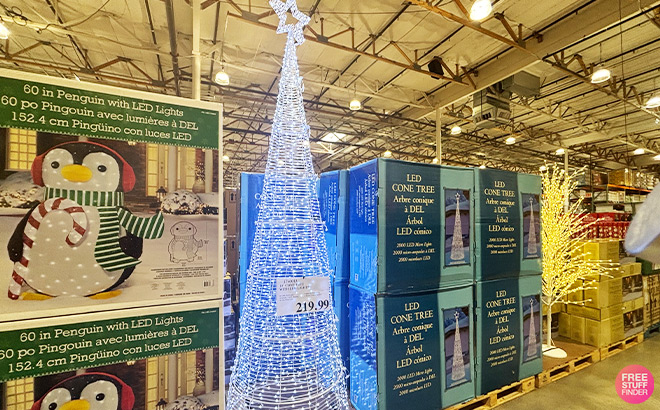 Cone Tree with Led Lights